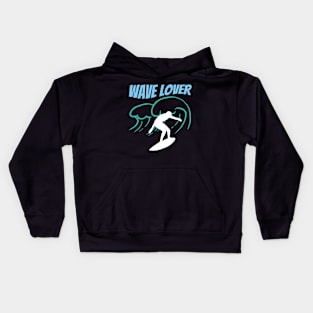 Surfing - Wave Lover Kids Hoodie